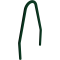 Tree protection hoop | steel tube | � 48 x 2,5 mm / | � 60 x 2,5 mm | for casting in concrete | steel tube � 60 x 2,5 mmtotal width: approx. 800 mmtotal height: approx. 1450 mm | hot-dip galvanized and coatedcolor: green (RAL 6005)
